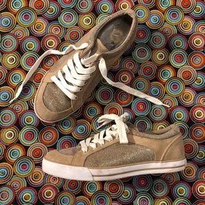 G by Guess Gold Sneakers